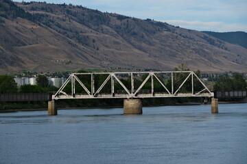 Train Bridge over the river