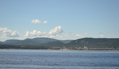 landscape of coast and the ocean