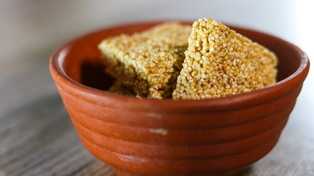 This Rajgira chiki is treditional indian chikki