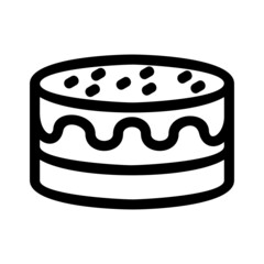 cake icon or logo isolated sign symbol vector illustration - high quality black style vector icons
