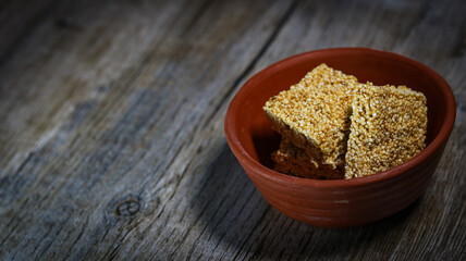 This Rajgira chiki is treditional indian chikki