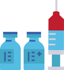 Vaccine icon. Covid concept icon style