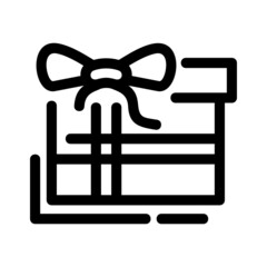 Fototapeta premium gift icon or logo isolated sign symbol vector illustration - high quality black style vector icons 