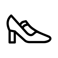 high heels icon or logo isolated sign symbol vector illustration - high quality black style vector icons
