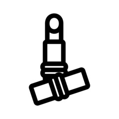 lipstick icon or logo isolated sign symbol vector illustration - high quality black style vector icons
