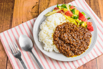 キーマカレーランチ