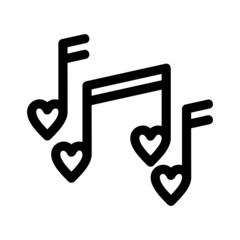 love music icon or logo isolated sign symbol vector illustration - high quality black style vector icons
