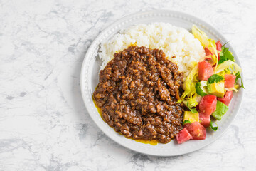 キーマカレーランチ