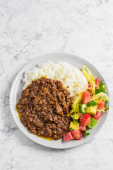 キーマカレーランチ