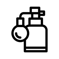 perfume icon or logo isolated sign symbol vector illustration - high quality black style vector icons

