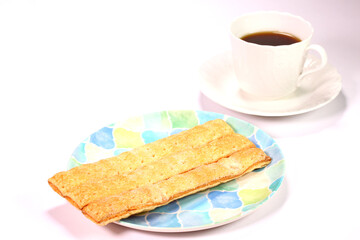 スティックパイとコーヒー