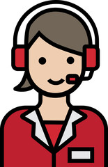 Service support icon. Shopping concept icon style