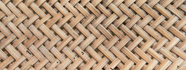close up wicker basket weave texture - obrazy, fototapety, plakaty