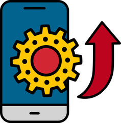 Optimization icon. SEO marketing concept icon style