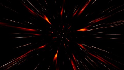 Fototapeta premium Red Flare Energy and Line Effect Background