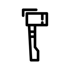 axe icon or logo isolated sign symbol vector illustration - high quality black style vector icons
