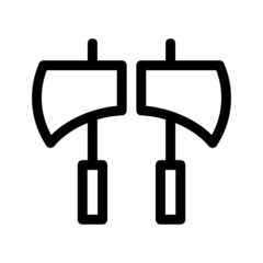 Obraz premium axe icon or logo isolated sign symbol vector illustration - high quality black style vector icons 