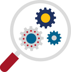 Analyze icon. Business concept icon style