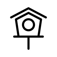 birdhouse icon or logo isolated sign symbol vector illustration - high quality black style vector icons
