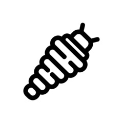 caterpillar icon or logo isolated sign symbol vector illustration - high quality black style vector icons
