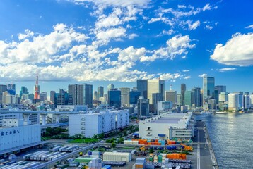 東京風景　2021年夏　芝浦埠頭と汐留・浜松町