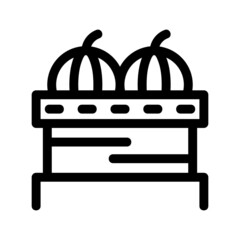 fruit crate icon or logo isolated sign symbol vector illustration - high quality black style vector icons
