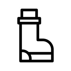 gumboots icon or logo isolated sign symbol vector illustration - high quality black style vector icons

