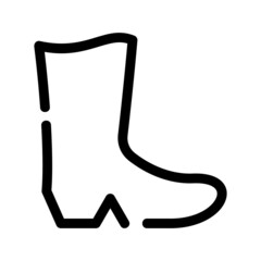 gumboots icon or logo isolated sign symbol vector illustration - high quality black style vector icons
