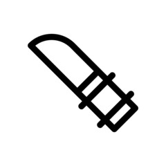 hunting knife icon or logo isolated sign symbol vector illustration - high quality black style vector icons
