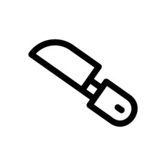 hunting knife icon or logo isolated sign symbol vector illustration - high quality black style vector icons
