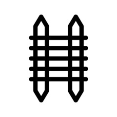 ladder icon or logo isolated sign symbol vector illustration - high quality black style vector icons
