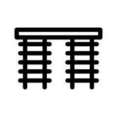 ladder icon or logo isolated sign symbol vector illustration - high quality black style vector icons
