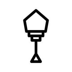 shovel icon or logo isolated sign symbol vector illustration - high quality black style vector icons
