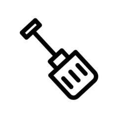 shovel icon or logo isolated sign symbol vector illustration - high quality black style vector icons
