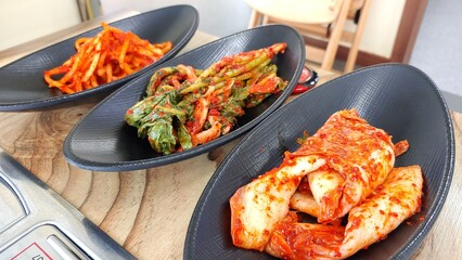 Healthy Korean traditional food Kimchi