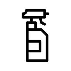 spray bottle icon or logo isolated sign symbol vector illustration - high quality black style vector icons
