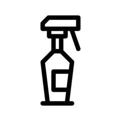 spray bottle icon or logo isolated sign symbol vector illustration - high quality black style vector icons
