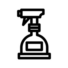 spray bottle icon or logo isolated sign symbol vector illustration - high quality black style vector icons
