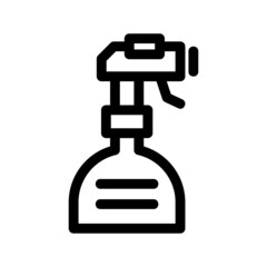 spray bottle icon or logo isolated sign symbol vector illustration - high quality black style vector icons
