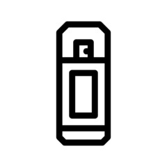spray bottle icon or logo isolated sign symbol vector illustration - high quality black style vector icons
