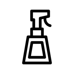 spray bottle icon or logo isolated sign symbol vector illustration - high quality black style vector icons
