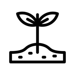sprouts icon or logo isolated sign symbol vector illustration - high quality black style vector icons
