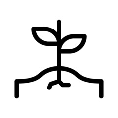 sprouts icon or logo isolated sign symbol vector illustration - high quality black style vector icons
