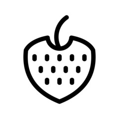 strawberry icon or logo isolated sign symbol vector illustration - high quality black style vector icons
