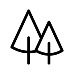 tree icon or logo isolated sign symbol vector illustration - high quality black style vector icons
