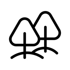 tree icon or logo isolated sign symbol vector illustration - high quality black style vector icons
