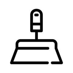 trowel icon or logo isolated sign symbol vector illustration - high quality black style vector icons

