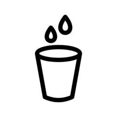 water bucket icon or logo isolated sign symbol vector illustration - high quality black style vector icons
