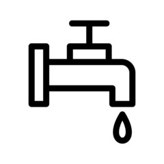 Obraz premium water droplet icon or logo isolated sign symbol vector illustration - high quality black style vector icons 