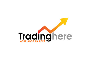 Illustration graphic vector of new trade for financial company business logo design template
